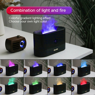 LED Vlam Aromaverstuiver - Pure Aroma